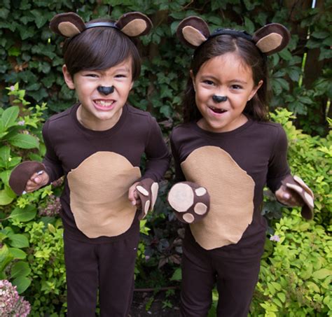 diy black bear costume